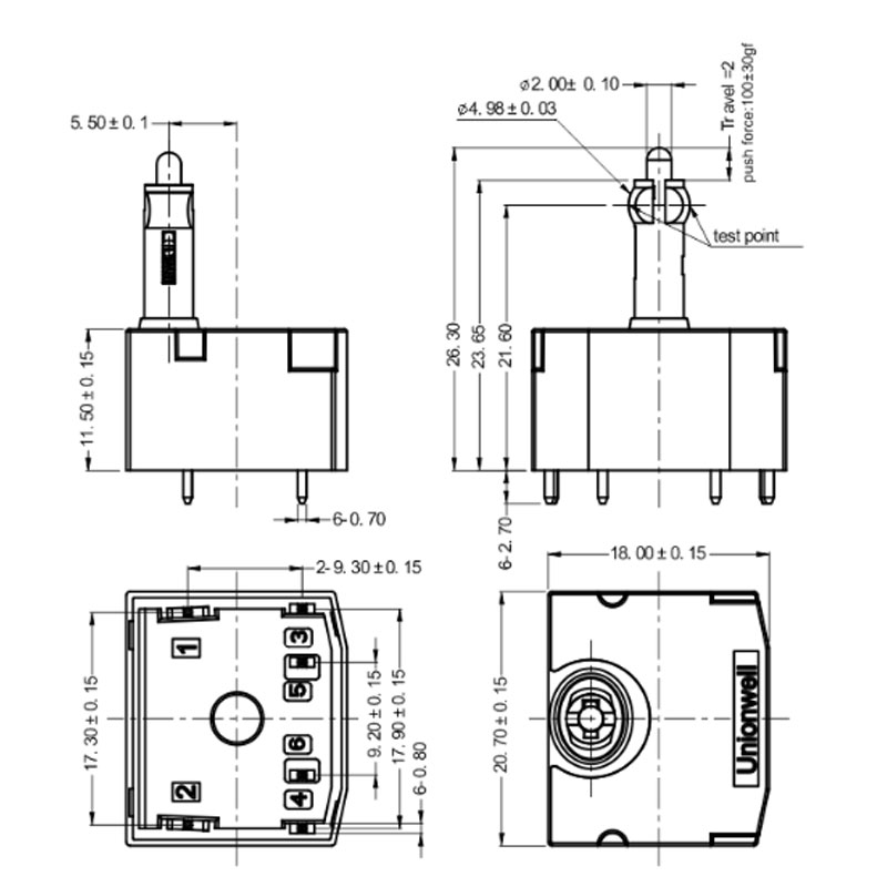 密封型汽车座椅两向调节开关 G19-152LRC1AAU (3).jpg
